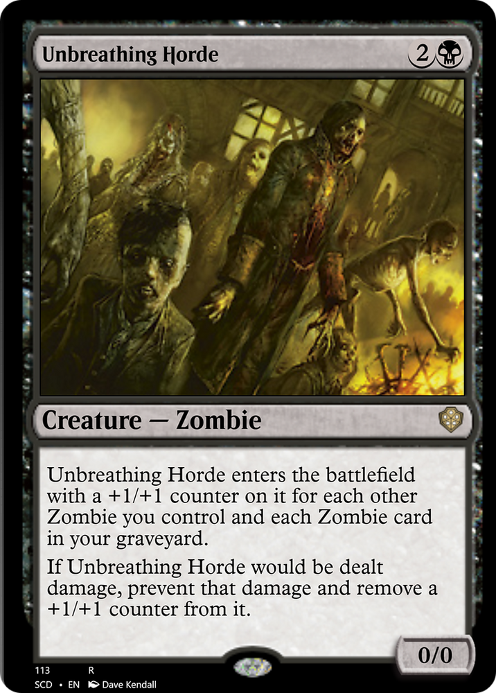 Unbreathing Horde [Starter Commander Decks]
